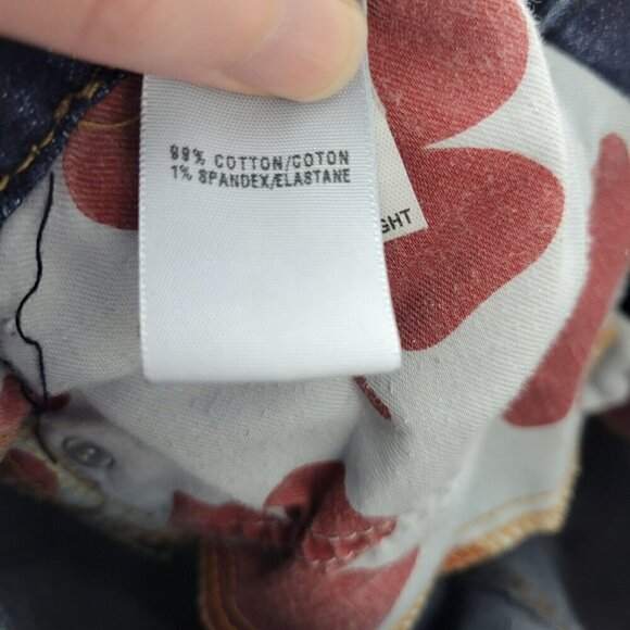 Lucky Brand Dungarees Women's Zoe Straight Low Rise Dark Wash Jeans Size 8/29 - Picture 13 of 14